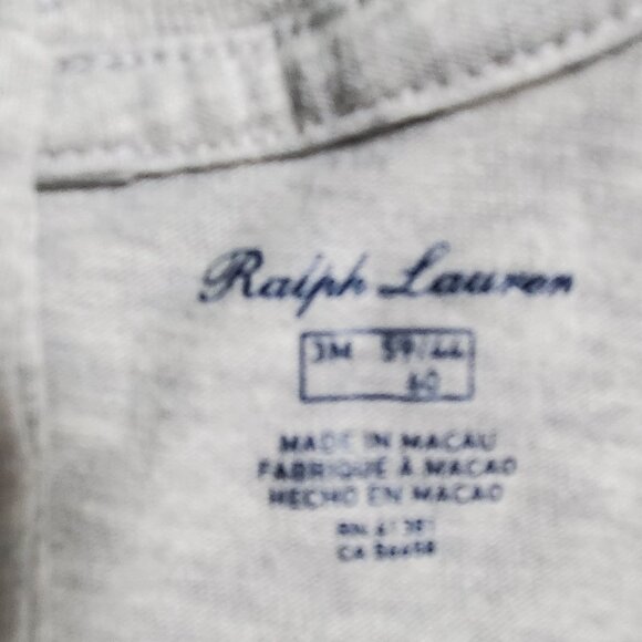 Polo Ralph Lauren Winter Holiday Bear Cotton T-Shirt sz 3months baby - Picture 3 of 16